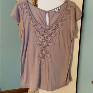 Cotton Blouse | Subtle Floral Detailing